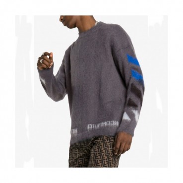 Off-white 2019 Mm/Wm Brush Mohair Knit Sweater 