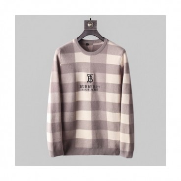 Burberry 2019 Mens Retro Logo Crew - neck Sweater 