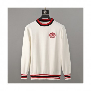 Burberry 2019 Mens Retro Logo Crew - neck Sweater 
