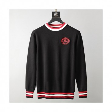 Burberry 2019 Mens Retro Logo Crew - neck Sweater 