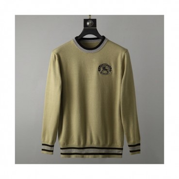 Burberry 2019 Mens Retro Logo Crew - neck Sweater 