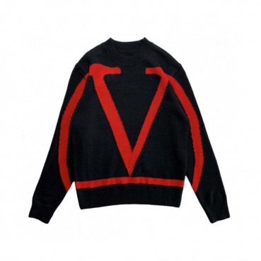 Valentino 2019 Mens Big Logo Wool sweater - 발렌티노 2019 남성 빅로고 울 스웨터 Val0269x.Size(s 