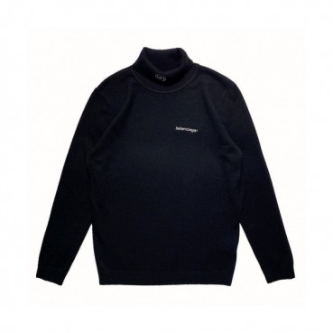 Balenciaga 2019 Mens Turtle - neck Wool Sweater 