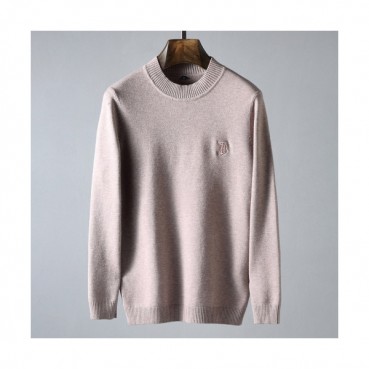 Burberry 2019 Mens Retro Logo Crew - neck Sweater 