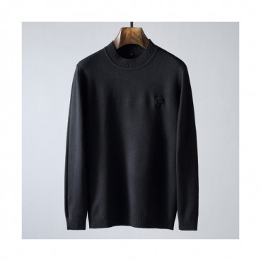 Burberry 2019 Mens Retro Logo Crew - neck Sweater 