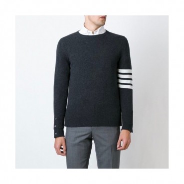 Thom Browne 2019 Mens Strap Crew-neck Sweater 