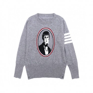 Thom Browne 2019 Womens Strap Crew-neck Sweater 