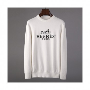Hermes 2019 Mens Wool Round Sweater - 에르메스 2019 남성 울 라운드 스웨터 Her0318x.Size(m 