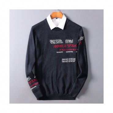 Armani 2019 Mens Crew  Neck Wool Sweater - 알마니 2019 남성 크루넥 울 스웨터 Arm0284x.Size(m 