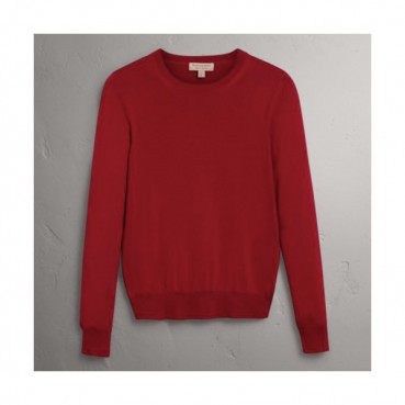 Burberry 2019 Womens Retro Logo Crew - neck Sweater 