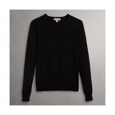 Burberry 2019 Womens Retro Logo Crew - neck Sweater 