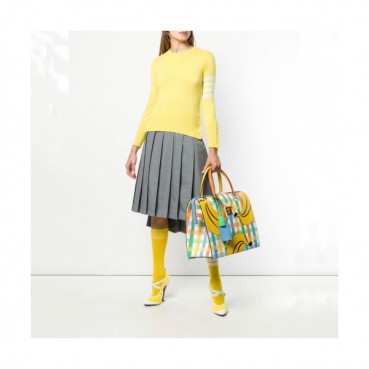 Thom Browne 2019  Womens Strap Crew-neck Sweater 