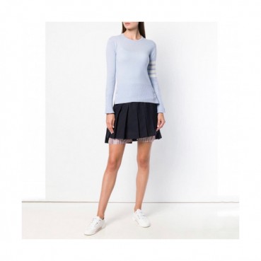 Thom Browne 2019  Womens Strap Crew-neck Sweater 