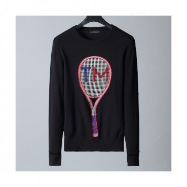 Zegna 2019 Mens Crew-neck Wool Sweater 