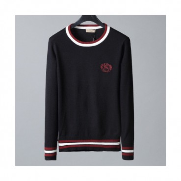 Burberry 2019 Mens Retro Logo Crew - neck Sweater 