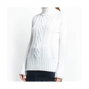 Thom Browne 2019 Womens Strap Turtle-neck Sweater 