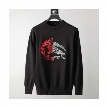 Burberry 2019 Mens Retro Logo Crew - neck Sweater 