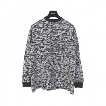 Balenciaga 2019 Mm/Wm Crew - neck Wool Sweater 