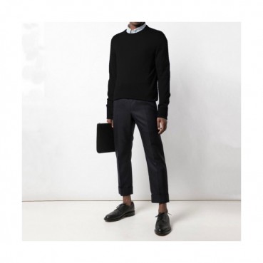 Thom Browne 2019 Mens Strap Crew-neck Sweater 