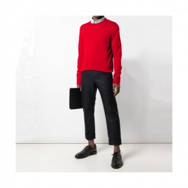 Thom Browne 2019 Mens Strap Crew-neck Sweater 