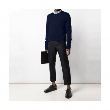Thom Browne 2019 Mens Strap Crew-neck Sweater 