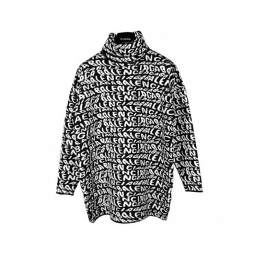 Balenciaga 2019 Mens Turtle-neck Overszie Sweater 