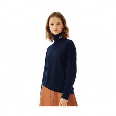 Loewe  2019 Womens Logo Turtle Neck Wool Sweater - 로에베 2019 여성 로고 터틀넥 울 스웨터 Loe0068x.Size (s 