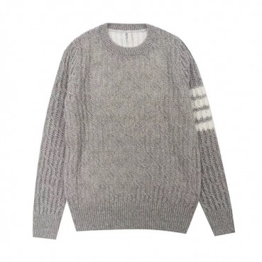 Thom Browne 2019 Wm/Mm Crew-neck Wool Sweater 