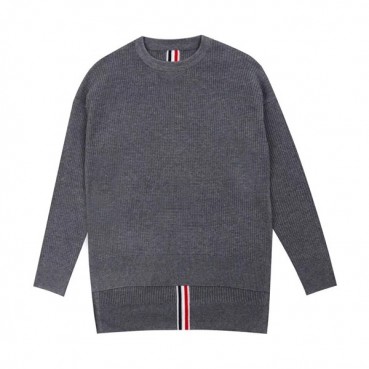 Thom Browne 2019 Wm/Mm Crew-neck Wool Sweater 