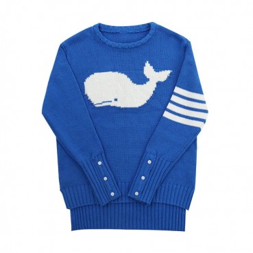 Thom Browne 2019 Mens Crew-neck Wool Sweater 