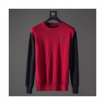 EA Armani 2019 Mens Crew  Neck Wool Sweater - 알마니 남성 크루넥 울 스웨터 Arm0138x.Size(m 