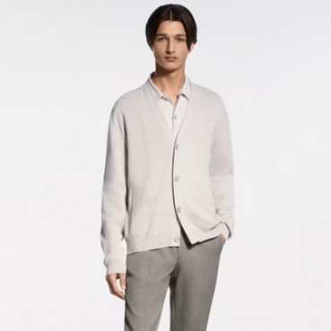 루이비통 남성 브이넥 포인텔 가디건 - Louis vuitton Mens V
