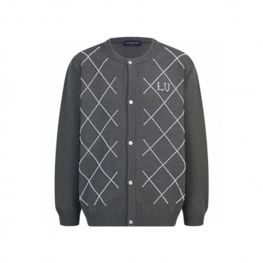 루이비통 남성 라운드 가디건 - Louis vuitton Mens Round Cardigan 