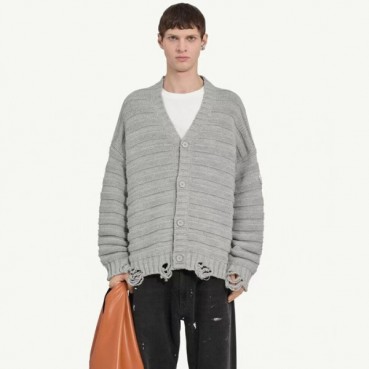 메종 마르지엘라 남성 브이넥 가디건 - Maison margiela Mens V