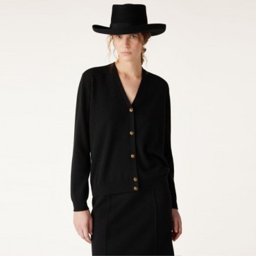 로로피아나 여성 브이넥 가디건 - Loro Piana Womens V