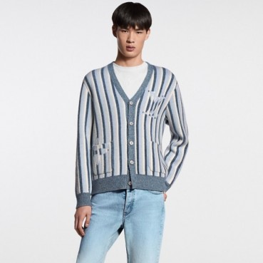 루이비통 남성 브이넥 가디건 - Louis vuitton Mens V