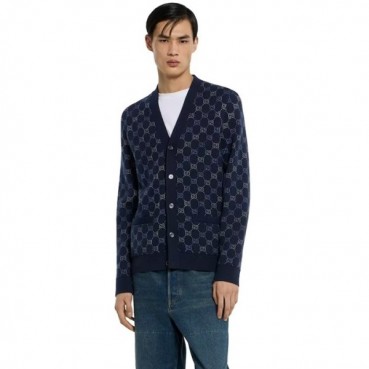 구찌 남성 브이넥 가디건 - Gucci Mens V