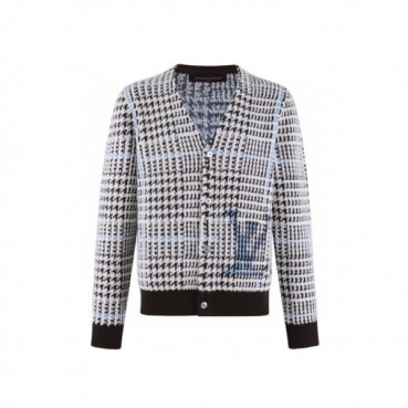 루이비통 남성 브이넥 가디건 - Louis vuitton Mens V