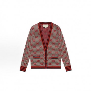 구찌 여성 브이넥 가디건 - Gucci Womens V