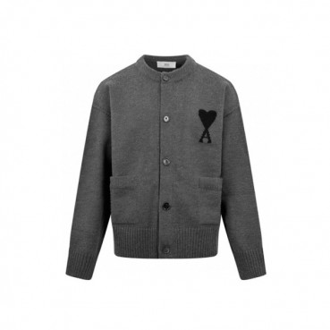 아미 남/녀 라운드 가디건 - Ami Unisex Round Cardigan 