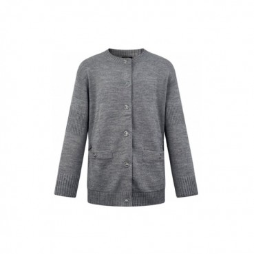 샤넬 남/녀 라운드 가디건 - Chanel Unisex Round Cardigan 