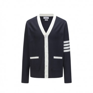 톰브라운 여성 브이넥 가디건 - Thom Browne Womens V