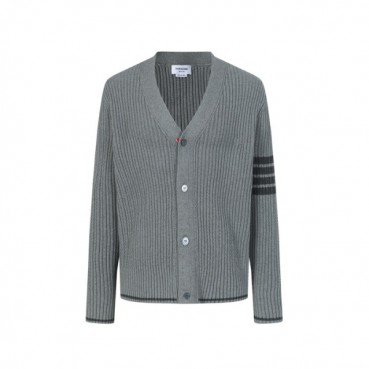 톰브라운 남성 브이넥 가디건 - Thom Browne Mens V