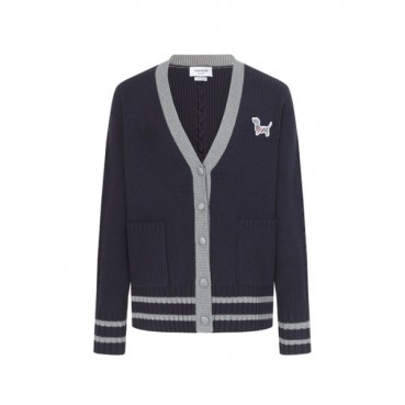 톰브라운 남성 브이넥 가디건 - Thom Browne Mens V