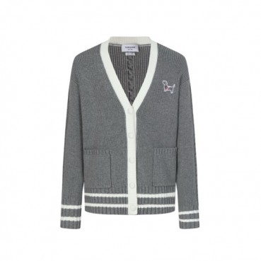 톰브라운 남성 브이넥 가디건 - Thom Browne Mens V