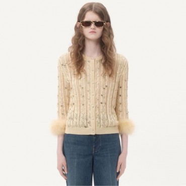 발렌티노 여성 라운드 가디건 - Valentino Womens Round Cardigan 