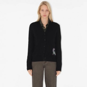 버버리 여성 브이넥 가디건 - Burberry Womens V