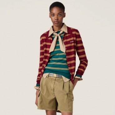 미우미우 여성 폴로 가디건 - Miumiu Womens Polo Cardigan 