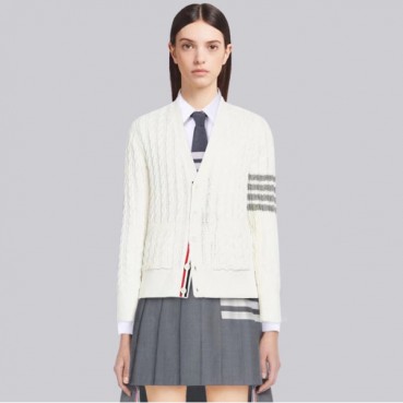 톰브라운 여성 브이넥 가디건 - Thom Browne Womens Cardigan 