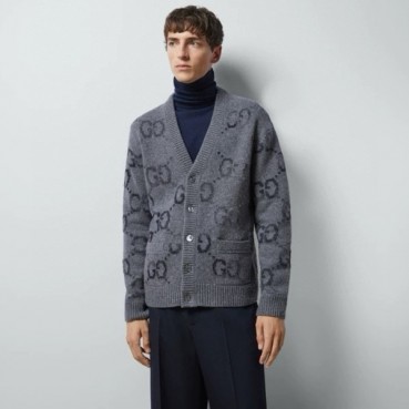 구찌 남성 브이넥 가디건 - Gucci Mens V